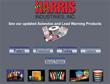 Tablet Screenshot of harrisind.com